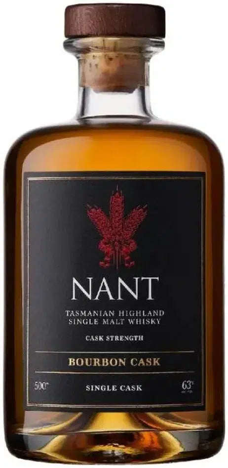 Nant Bourbon Cask Strength Single Malt Whisky 500ml-Spirits-Nant-[afterpay_alcohol_delivery]-[buy_spirits_online]-[buy_wine_online]-Barrel & Batch