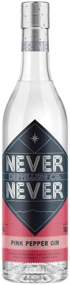 Never Never Distilling Co Pink Pepper Gin 500ml-Spirits-Never Never Distilling Co.-[afterpay_alcohol_delivery]-[buy_spirits_online]-[buy_wine_online]-Barrel & Batch