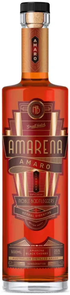 Noble Bootleggers Amarena Amaro 500ml-Spirits-Noble Bootleggers-[afterpay_alcohol_delivery]-[buy_spirits_online]-[buy_wine_online]-Barrel & Batch