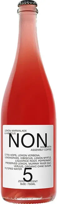 Non 5 Lemon Marmalade & Hibiscus 750ml-Non-Alcoholic-Non-[afterpay_alcohol_delivery]-[buy_spirits_online]-[buy_wine_online]-Barrel & Batch