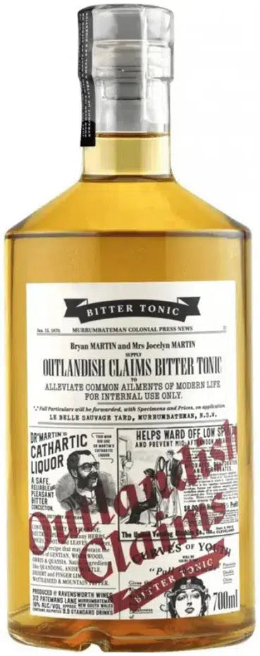 Outlandish Claims Bitter Tonic White Vermouth 700ml-Spirits-Outlandish Claims-[afterpay_alcohol_delivery]-[buy_spirits_online]-[buy_wine_online]-Barrel & Batch