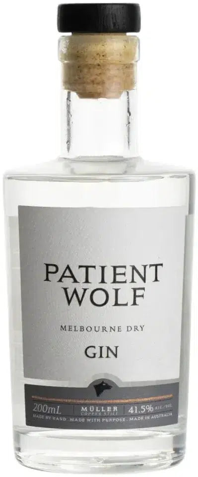 Patient Wolf Melbourne Dry Gin 200ml-Spirits-Patient Wolf-[afterpay_alcohol_delivery]-[buy_spirits_online]-[buy_wine_online]-Barrel & Batch