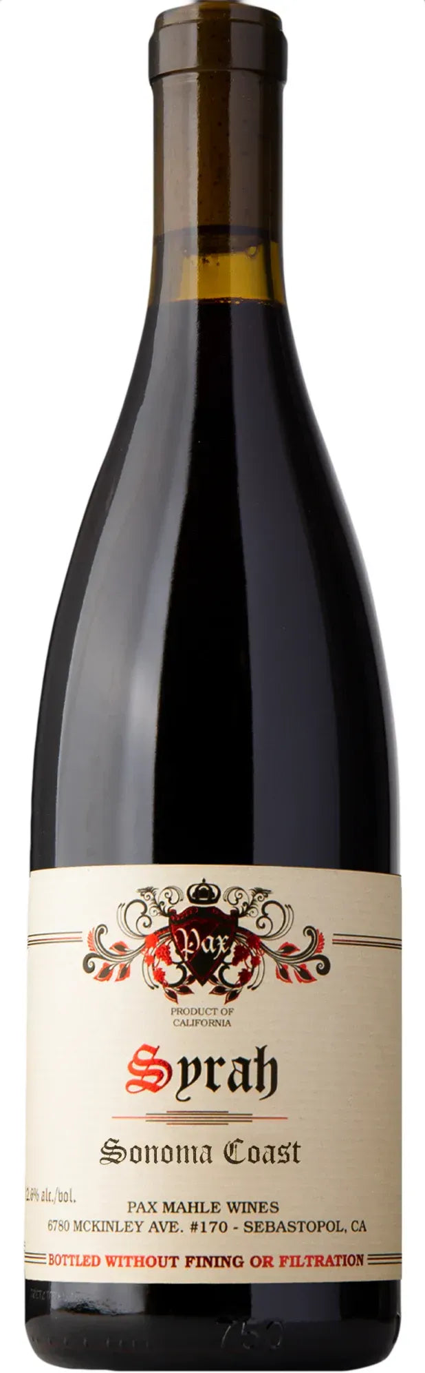 Pax Wines Sonoma Coast Syrah 2020 750ml-Wine-Pax Wines-[afterpay_alcohol_delivery]-[buy_spirits_online]-[buy_wine_online]-Barrel & Batch