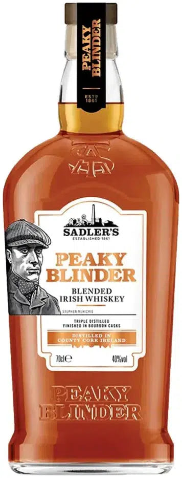 Peaky Blinder Irish Whiskey 700ml-Spirits-Peaky Blinders-[afterpay_alcohol_delivery]-[buy_spirits_online]-[buy_wine_online]-Barrel & Batch