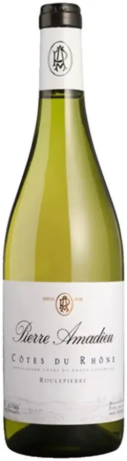 Pierre Amadieu Cotes-du-Rhone Roulepierre Blanc 750ml-Wine-Pierre Amadieu-[afterpay_alcohol_delivery]-[buy_spirits_online]-[buy_wine_online]-Barrel & Batch