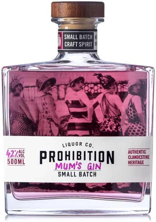 Prohibition Mums Gin 500ml-Spirits-Prohibition-[afterpay_alcohol_delivery]-[buy_spirits_online]-[buy_wine_online]-Barrel & Batch