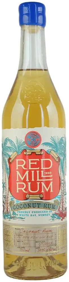 Red Mill Rum Coconut Rum 700ml-Spirits-Red Mill Rum-[afterpay_alcohol_delivery]-[buy_spirits_online]-[buy_wine_online]-Barrel & Batch