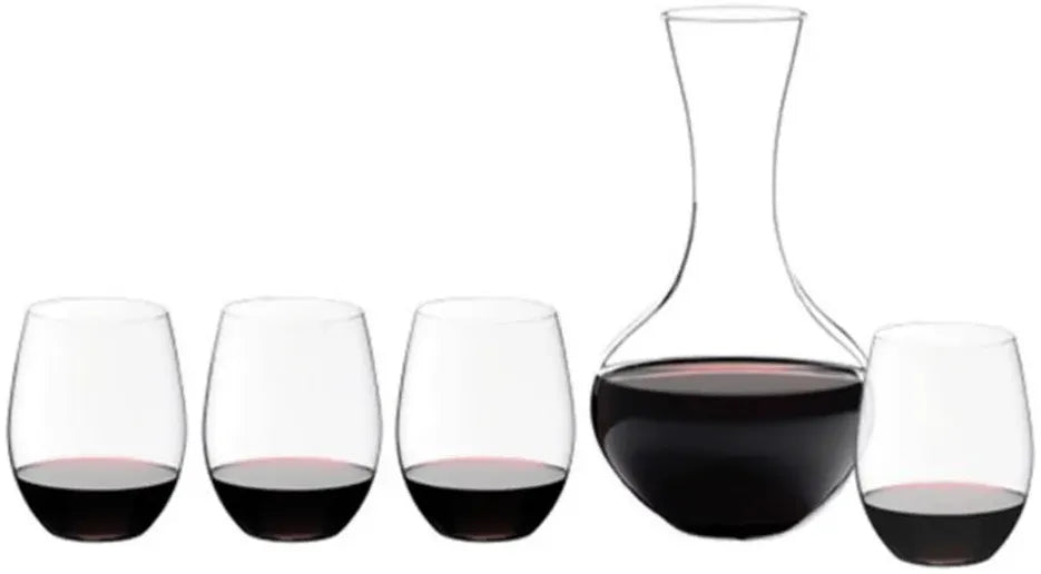 Riedel O Wine Tumbler 4 Pack & Decanter  Barrel & Batch - Barrel & Batch