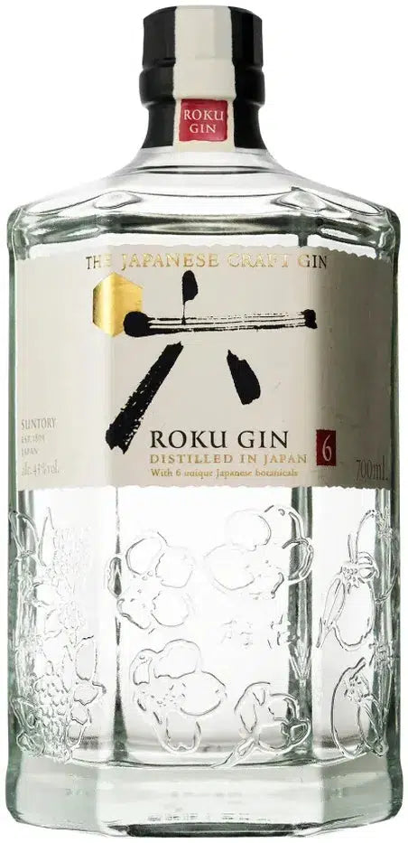 Roku Japanese Gin 700ml-Spirits-Roku-[afterpay_alcohol_delivery]-[buy_spirits_online]-[buy_wine_online]-Barrel & Batch