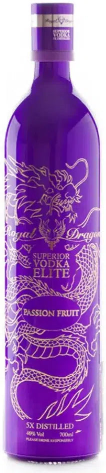 Royal Dragon Elite Passionfruit Vodka 700ml-Spirits-Royal Dragon-[afterpay_alcohol_delivery]-[buy_spirits_online]-[buy_wine_online]-Barrel & Batch