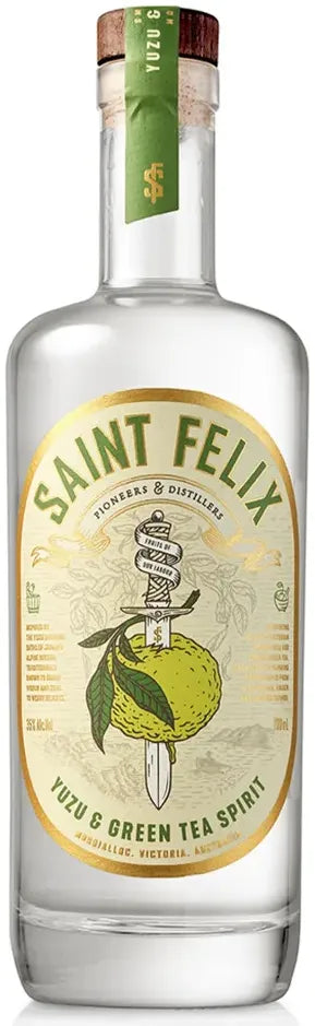 Saint Felix Yuzu & Green Tea Spirit 700ml-Spirits-Saint Felix-[afterpay_alcohol_delivery]-[buy_spirits_online]-[buy_wine_online]-Barrel & Batch