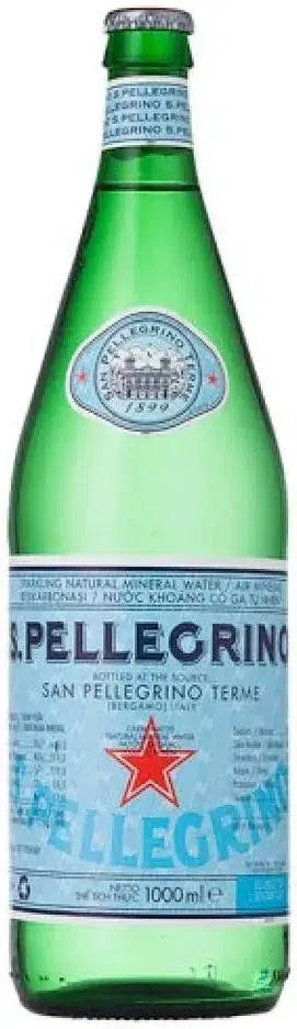 San Pellegrino Sparkling Mineral Water 1L-Non-Alcoholic-San Pellegrino-[afterpay_alcohol_delivery]-[buy_spirits_online]-[buy_wine_online]-Barrel & Batch