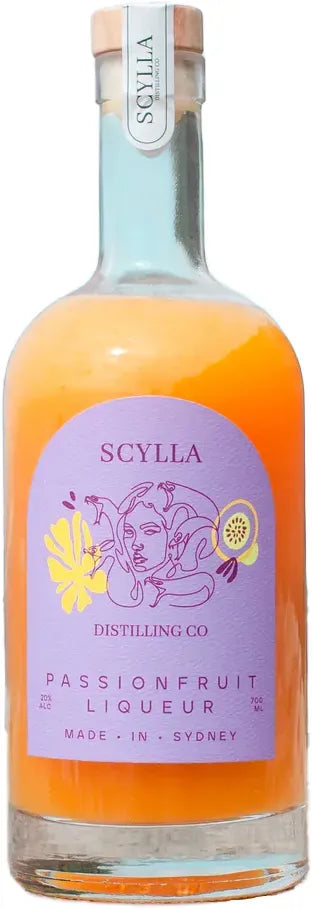 Scylla Passionfruit Liqueur 700ml-Spirits-Scylla-[afterpay_alcohol_delivery]-[buy_spirits_online]-[buy_wine_online]-Barrel & Batch