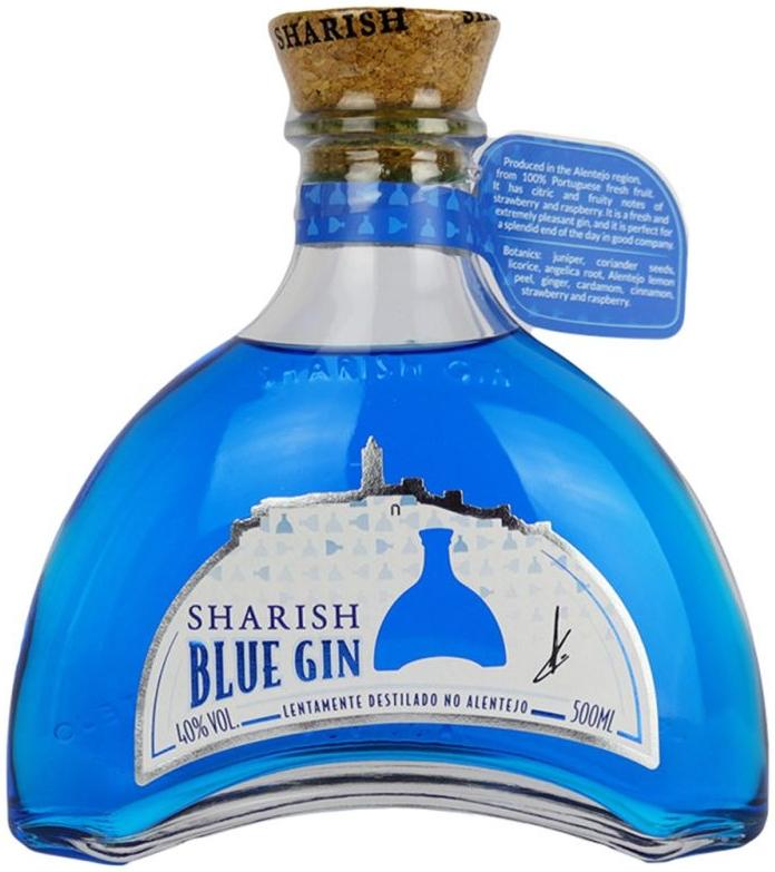 Sharish Blue Gin 500ml-Spirits-Sharish-[afterpay_alcohol_delivery]-[buy_spirits_online]-[buy_wine_online]-Barrel & Batch