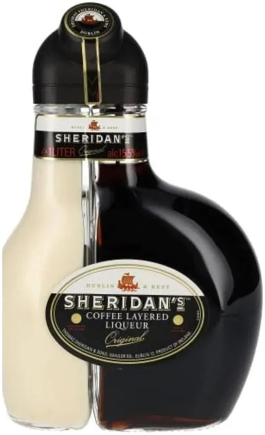 Sheridan's Coffee Layered Liqueur 1L-Spirits-Sheridan's-[afterpay_alcohol_delivery]-[buy_spirits_online]-[buy_wine_online]-Barrel & Batch