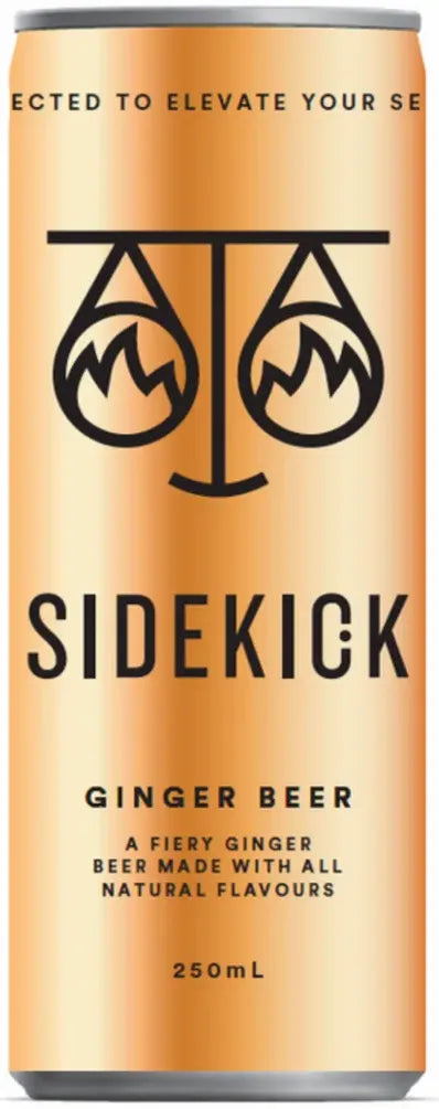 Sidekick Ginger Beer 250ml-Mixers-Sidekick-[afterpay_alcohol_delivery]-[buy_spirits_online]-[buy_wine_online]-Barrel & Batch