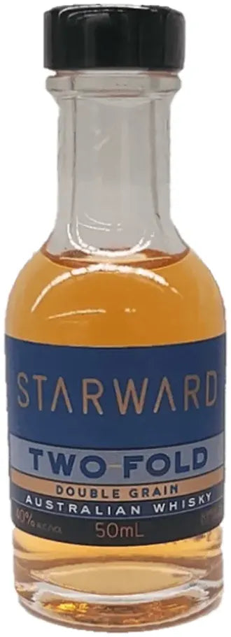 Starward Two-Fold Double Grain Whisky 50ml-Spirits-Starward-[afterpay_alcohol_delivery]-[buy_spirits_online]-[buy_wine_online]-Barrel & Batch