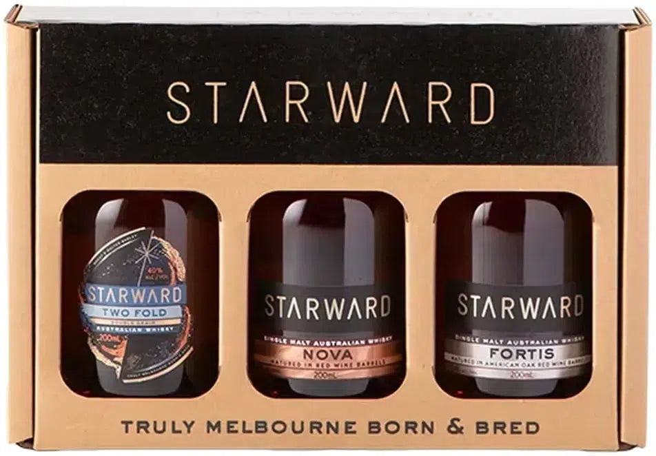 Starward Whisky Giftpack 200ml-Spirits-Starward-[afterpay_alcohol_delivery]-[buy_spirits_online]-[buy_wine_online]-Barrel & Batch