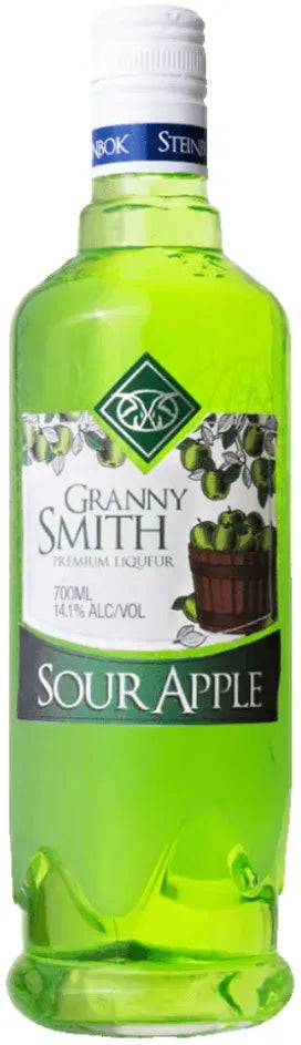 Steinbok Granny Smith Sour Apple Liqueur 700ml-Spirits-Steinbok-[afterpay_alcohol_delivery]-[buy_spirits_online]-[buy_wine_online]-Barrel & Batch