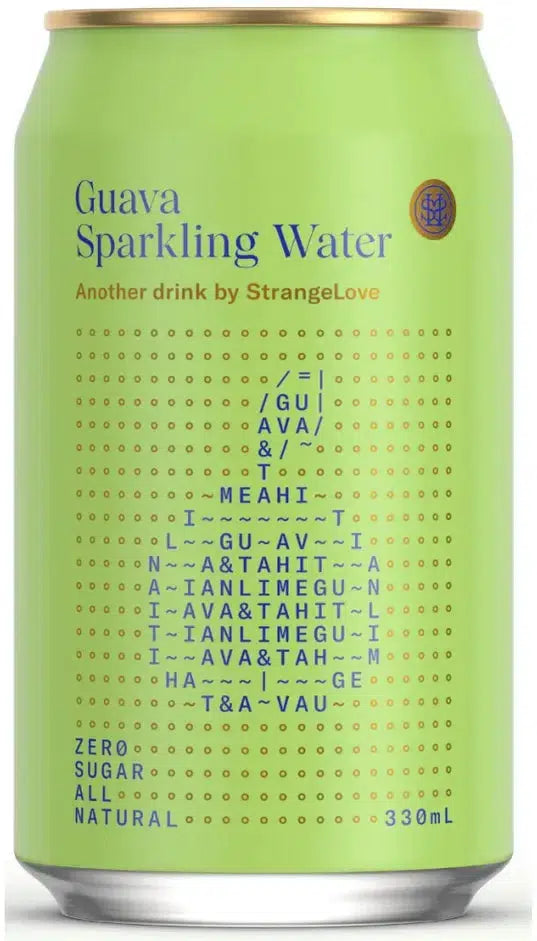 Strangelove Guava Sparkling Water 330ml-Non-Alcoholic-Strangelove-[afterpay_alcohol_delivery]-[buy_spirits_online]-[buy_wine_online]-Barrel & Batch