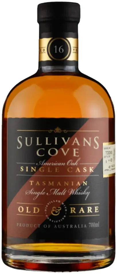 Sullivans Cove 16 Year Old American Oak 'Old And Rare' (TD054) Single Malt Whisky 700ml-Spirits-Sullivans Cove-[afterpay_alcohol_delivery]-[buy_spirits_online]-[buy_wine_online]-Barrel & Batch