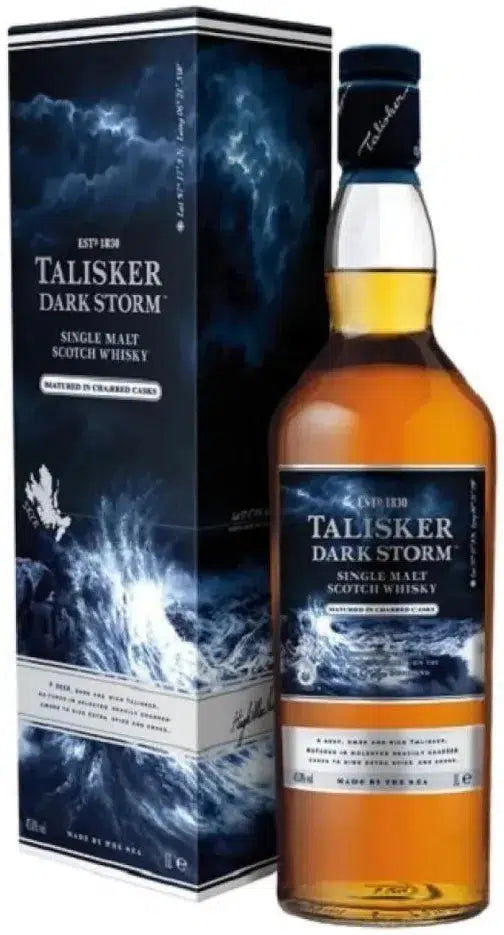 Talisker Dark Storm Single Malt Scotch Whisky 1L-Spirits-Talisker-[afterpay_alcohol_delivery]-[buy_spirits_online]-[buy_wine_online]-Barrel & Batch