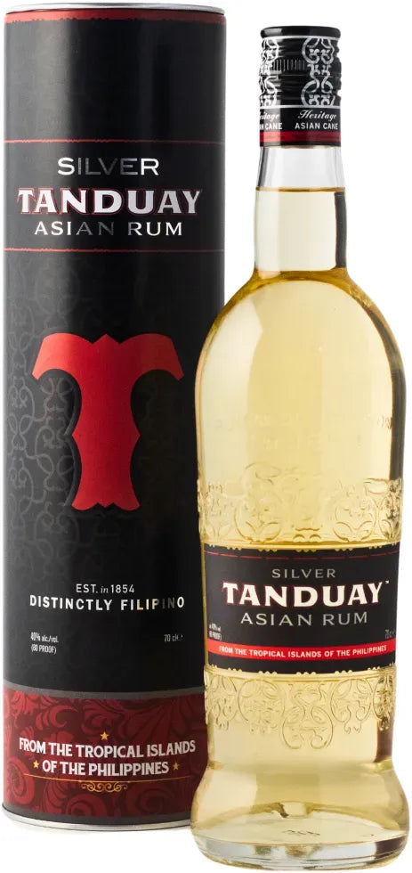 Tanduay Asian Rum Silver 700ml-Spirits-Tanduay-[afterpay_alcohol_delivery]-[buy_spirits_online]-[buy_wine_online]-Barrel & Batch