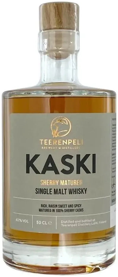 Teerenpeli Kaski Sherry Cask Finish Single Malt Whisky 500ml-Spirits-Teerenpeli-[afterpay_alcohol_delivery]-[buy_spirits_online]-[buy_wine_online]-Barrel & Batch