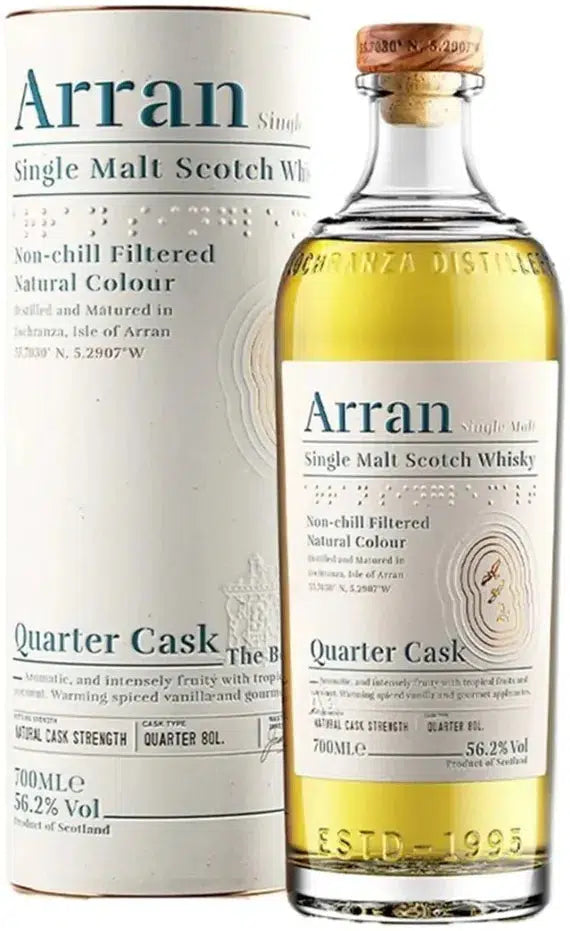 The Arran The Bothy Quarter Cask Single Malt Scotch Whisky 700ml-Spirits-The Arran-[afterpay_alcohol_delivery]-[buy_spirits_online]-[buy_wine_online]-Barrel & Batch