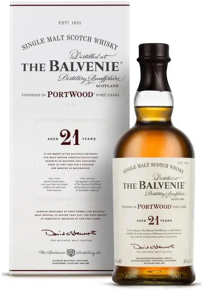 The Balvenie 21 Year Old Portwood Single Malt Scotch Whisky 700ml-Spirits-The Balvenie-[afterpay_alcohol_delivery]-[buy_spirits_online]-[buy_wine_online]-Barrel & Batch