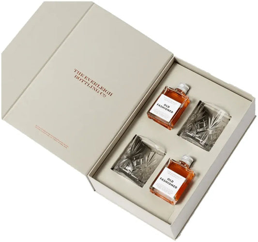 The Everleigh Bottling Co Two Of A Kind Old Fashioned & Glasses Gift Set 85ml-Spirits-The Everleigh Bottling Co-[afterpay_alcohol_delivery]-[buy_spirits_online]-[buy_wine_online]-Barrel & Batch