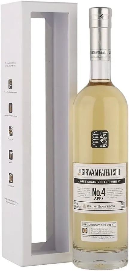 The Girvan Patent Still No.4 Single Grain Scotch Malt Whisky 700ml-Spirits-The Girvan Patent Still-[afterpay_alcohol_delivery]-[buy_spirits_online]-[buy_wine_online]-Barrel & Batch