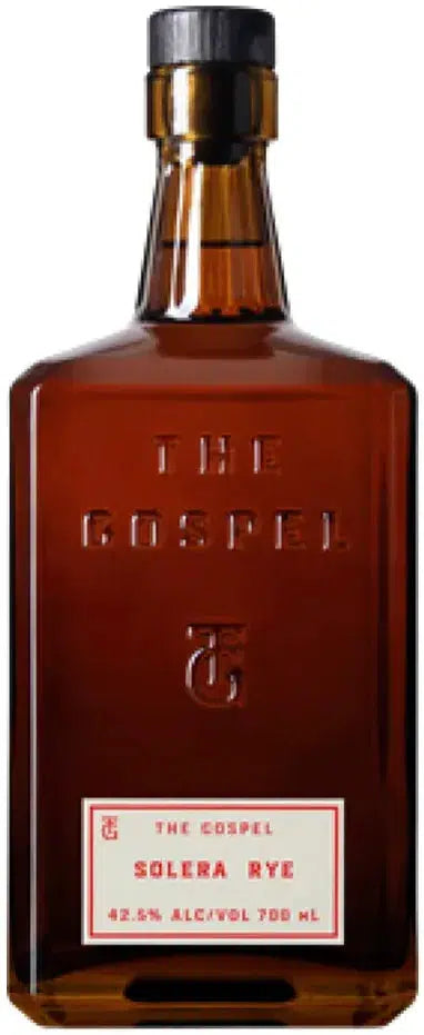 The Gospel Solera Rye Whiskey 700ml-Spirits-The Gospel-[afterpay_alcohol_delivery]-[buy_spirits_online]-[buy_wine_online]-Barrel & Batch