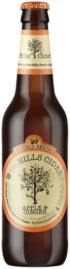 The Hills Apple Ginger Cider 330ml-Cider-The Hills-[afterpay_alcohol_delivery]-[buy_spirits_online]-[buy_wine_online]-Barrel & Batch