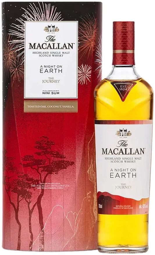 The Macallan A Night on Earth Release #3 The Journey Single Malt Scotch Whisky 700ml-Spirits-The Macallan-[afterpay_alcohol_delivery]-[buy_spirits_online]-[buy_wine_online]-Barrel & Batch