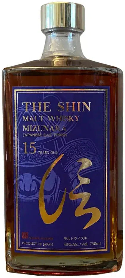 The Shin 15 Year Old Mizunara Oak Japanese Whisky 700ml-Spirits-The Shin-[afterpay_alcohol_delivery]-[buy_spirits_online]-[buy_wine_online]-Barrel & Batch