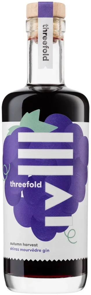 Threefold Autumn Harvest Shiraz Mourvedre Gin 500ml-Spirits-Threefold-[afterpay_alcohol_delivery]-[buy_spirits_online]-[buy_wine_online]-Barrel & Batch