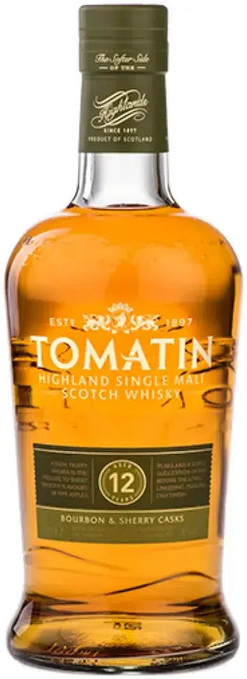 Tomatin 12 Year Old Single Malt Whisky 700ml-Spirits-Tomatin-[afterpay_alcohol_delivery]-[buy_spirits_online]-[buy_wine_online]-Barrel & Batch