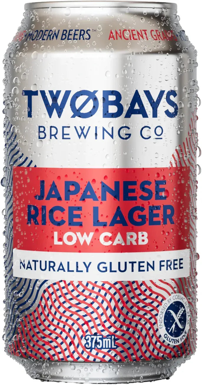 Two Bays Brewing Co Japanese Rice Lager 375ml  Buy online - Barrel & Batch