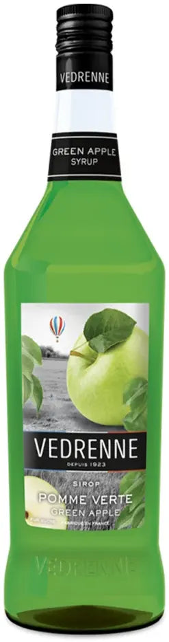 Vedrenne Syrups Green Apple Syrup 1L-Non-Alcoholic-Vedrenne-[afterpay_alcohol_delivery]-[buy_spirits_online]-[buy_wine_online]-Barrel & Batch