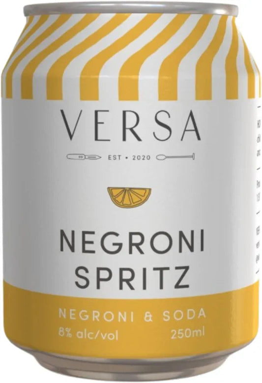 Versa Negroni Spritz 250ml-Pre-Mixed Drinks-Versa-[afterpay_alcohol_delivery]-[buy_spirits_online]-[buy_wine_online]-Barrel & Batch