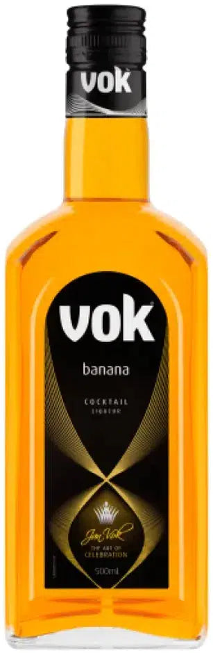 Vok Banana Liqueur 500ml-Spirits-Vok-[afterpay_alcohol_delivery]-[buy_spirits_online]-[buy_wine_online]-Barrel & Batch