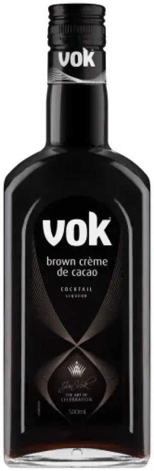 Vok Creme De Cacao Brown Liqueur 500ml-Spirits-Vok-[afterpay_alcohol_delivery]-[buy_spirits_online]-[buy_wine_online]-Barrel & Batch