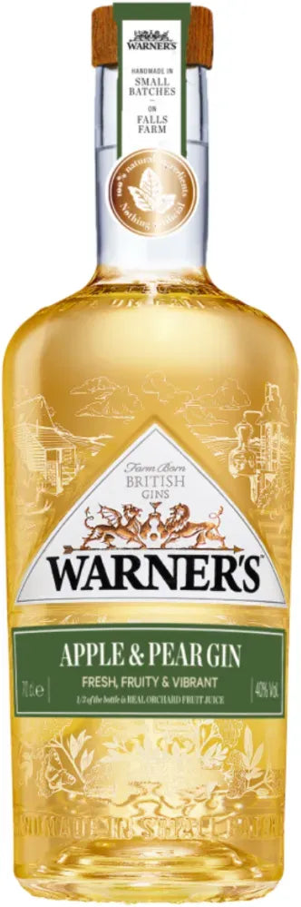 Warner's Apple & Pear Gin 700ml-Spirits-Warner's-[afterpay_alcohol_delivery]-[buy_spirits_online]-[buy_wine_online]-Barrel & Batch