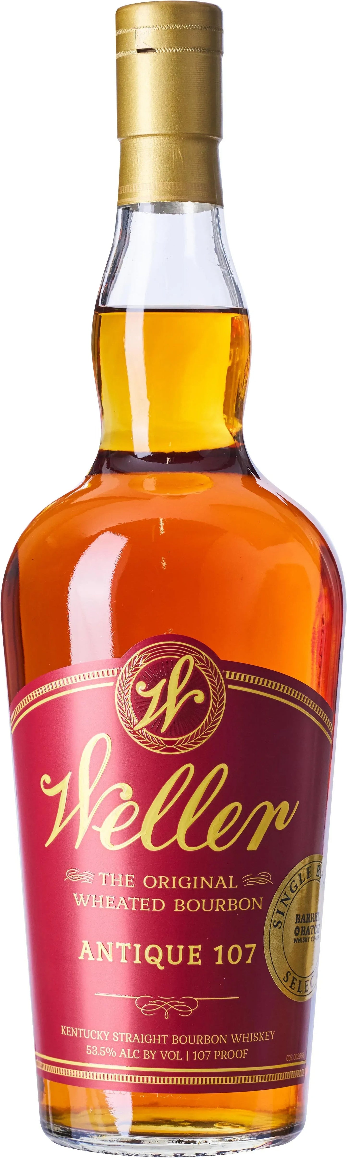 Weller Antique 107 Antique 107 6 Year Old Single Barrel Kentucky Straight Bourbon Whiskey 750ml-Spirits-Weller-[afterpay_alcohol_delivery]-[buy_spirits_online]-[buy_wine_online]-Barrel & Batch