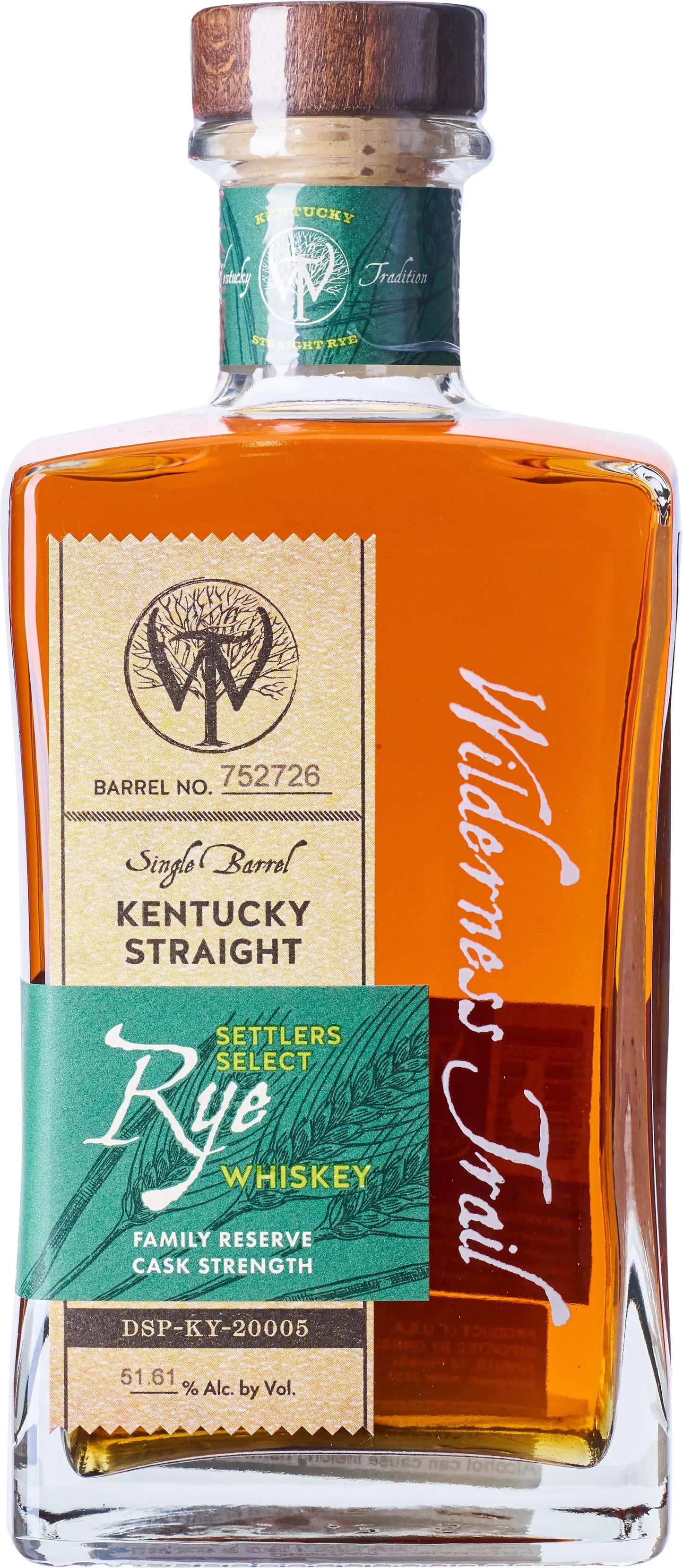 Wilderness Trail Barrel No. 752726 Rye Whiskey 700ml-Spirits-Wilderness Trail-[afterpay_alcohol_delivery]-[buy_spirits_online]-[buy_wine_online]-Barrel & Batch