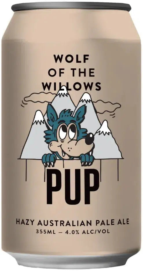 Wolf Of The Willows PUP Hazy Australian Pale Ale 355ml-Beer-Wolf Of The Willows-[afterpay_alcohol_delivery]-[buy_spirits_online]-[buy_wine_online]-Barrel & Batch