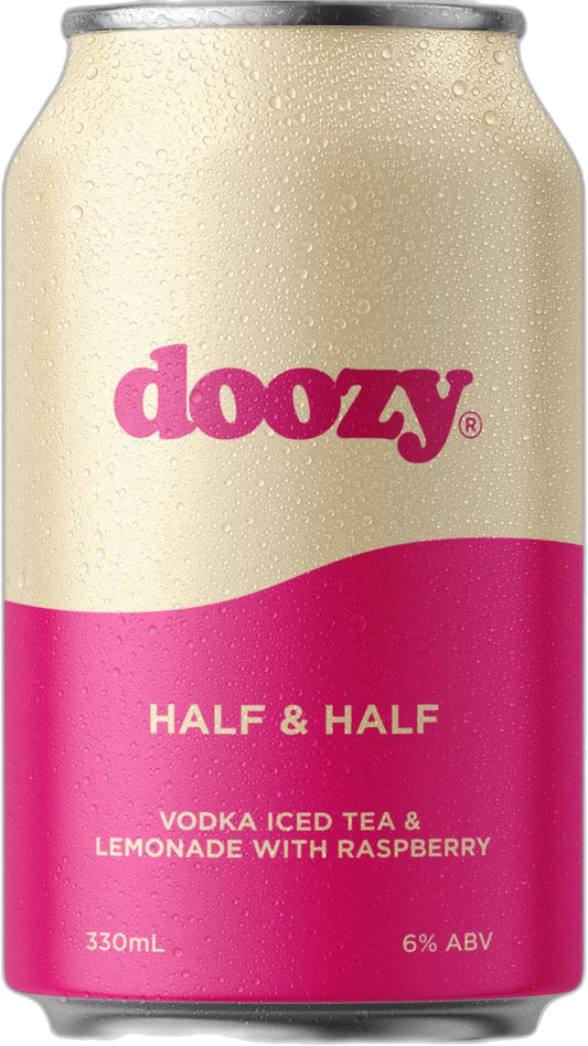 Doozy Half & Half Vodka Iced Tea Lemonade Raspberry 330ml can