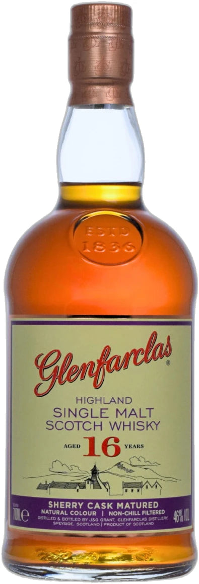 Glenfarclas 16 Year Old Single Malt Scotch Whisky 700ml