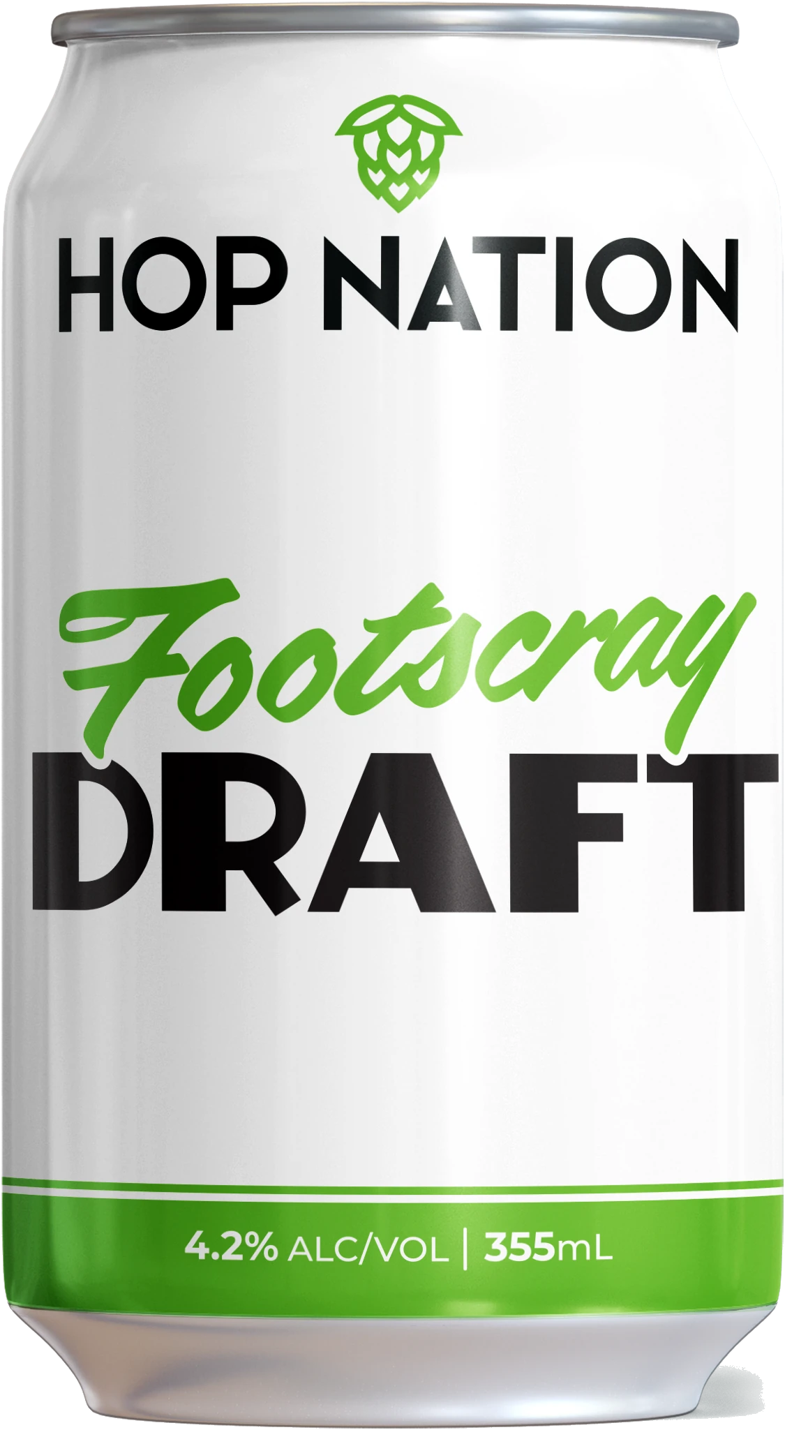 Hop Nation Brewing Co. Footscray Draft Lager 4.2% 24 Pack Cans 355ml